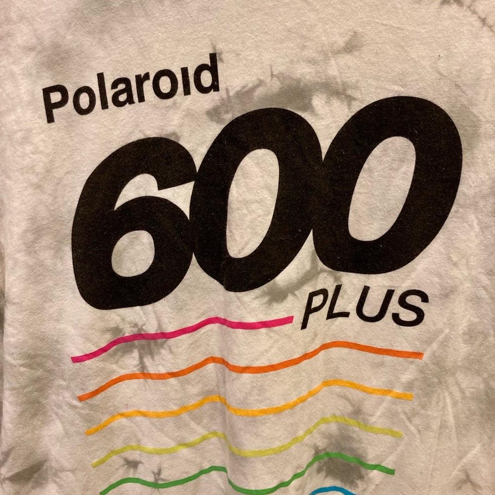 XL Unisex Mighty Fine Polaroid 600 Graphic T-shirt.